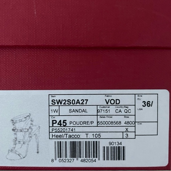 Valentino Garavani Rockstud Nude Sandal Heels - Picture 6 of 7